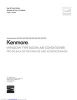 Kenmore 253.70121 Air Conditioner Unit Operating Manual